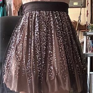 Lee Brown Sequin Mini Skirt